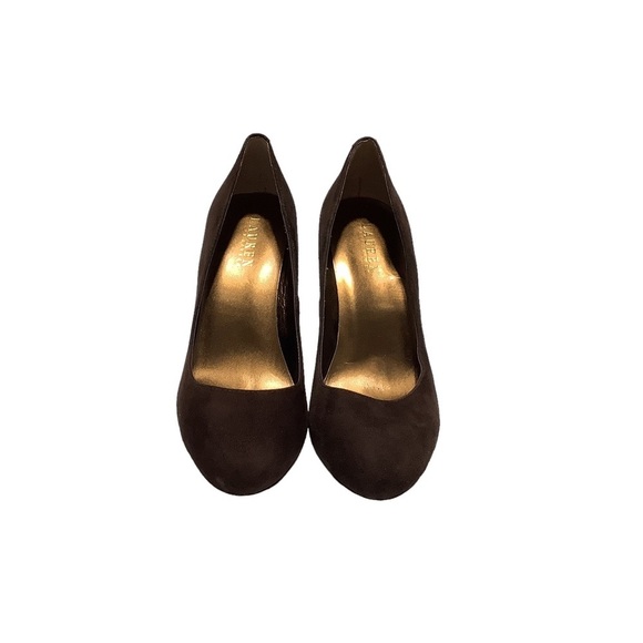 Lauren Ralph Lauren Shoes - LAUREN RALPH LAUREN Stacked Heel Pumps - Size 7.5